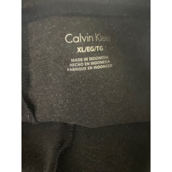 Calvin Klein Charcoal Gray Pleated Leggings Size XL - Picture 3 of 4